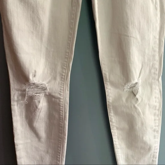 Current/Elliott Stiletto Chance of Rain Harbor Destroy Distressed Jeans sz 29 - Picture 5 of 11